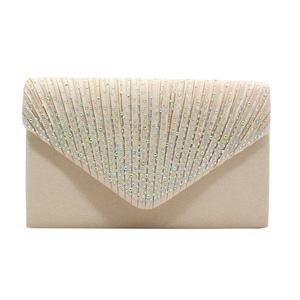 Сумочка для вечеринки, свадебная сумочка-клатч Aimoon, цвет Champagne Color