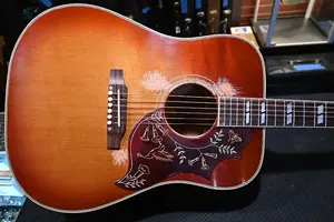 Gibson Custom Shop 1960 Hummingbird Murphy Lab Heavy Aged - Выбеленная вишневая солнечная вспышка #5025