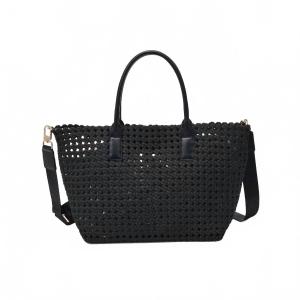 Женская сумка-тоут Solstice Hand Fabric Knot черного цвета Sol And Selene, черный