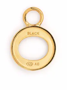 Серьга Tyra Maria Black, золотой