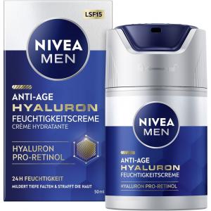 Крем для лица nivea men anti-age hyaluron gesichtspflege creme Nivea, объем 50 мл