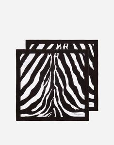 Набор из 2 льняных салфеток Dolce&Gabbana, мультиколор