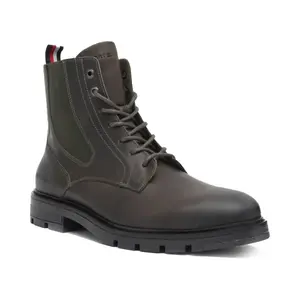 Кожаные ботинки на шнуровке Tommy Hilfiger, коричневый