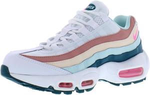 Кроссовки Nike Air Max 95 Recraft для мальчиков, белый/розовый/бирюзовый