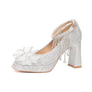 Туфли на высоком каблуке для женщин HKCP, Silver