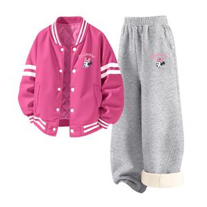 Детская повседневная спортивная одежда Disney, серый