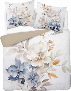 Постельное белье, микрофибра, приятное на ощупь 200х220 5315a Цветы Detexpol