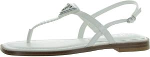 GUESS Women's Rainey Плоские сандалии, White 140