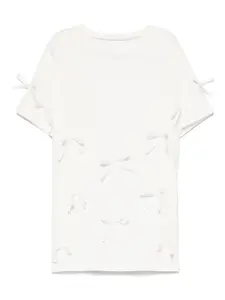 Футболка с бантом Douuod Kids, нейтральный