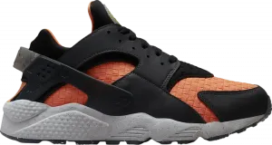 Кроссовки Nike Air Huarache Crater Premium 'Black Atomic Orange', черный