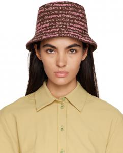 Коричневая панама Le Raphia 'Le Bob Bordado' Jacquemus