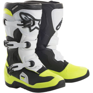 Мотокросс сапоги Alpinestars Tech 3S Youth , черный/белый/желтый