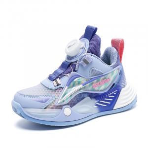 Нескользящие, амортизирующие, износостойкие, упругие, дышащие беговые кроссовки для детей Binary, sx15329-0 soft matte фиолетовый[unlined mesh breathable]