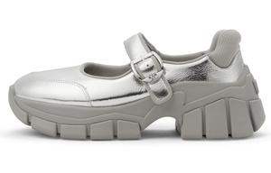 Маленькие туфли mary jane ck platform 6 см женские CHARLES&KEITH, серебряный серебряный