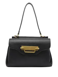 Кожаная сумка на плечо My Best Bag, черный