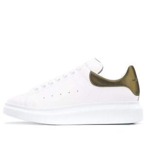 Кроссовки oversized contrast metallic 'white' Alexander Mcqueen, белый