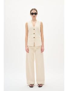 Джинсовая куртка BaccaIW, прямого кроя, цвета экрю InWear