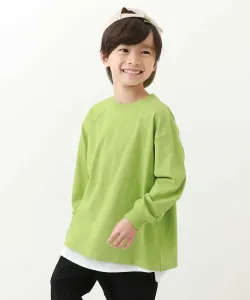 Футболка с длинными рукавами и ребристыми манжетами, размер 26SS Devirock, цвет L Green