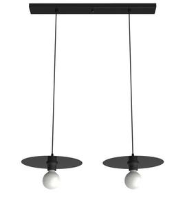 Подвесной светильник Lumicom Nina, 30x30x30 см, глянцевый черный