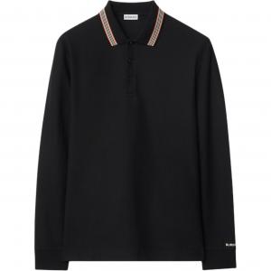 Мужская поло Burberry, черный