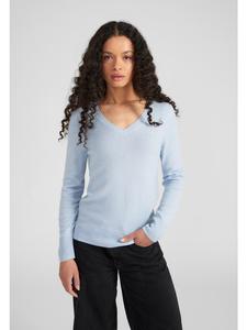 Style Republic Кашемировый свитер с V-образным вырезом пастельно-голубого цвета