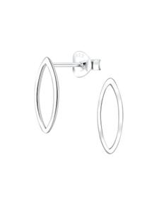 Alexander York Серьги-гвоздики «Маркиза» из серебра 925 пробы, комплект из 2 штук