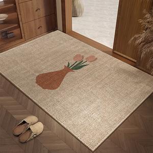 Dajiang Ковер 180х250 см для прихожей, грязеотталкивающий, с узором и ароматом, Belgian Velvet