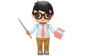 Molly Campus Collection, Hidden Style Teacher Kenny Mystery Boxes 1 Confirmed Mystery Box, открыть и распаковать POP MART, Hidden - Kenny-sensei