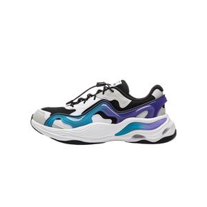 LINING YOUNG Детские повседневные кроссовки Yunchuan Black Standard White Very Peri Purple для подростков