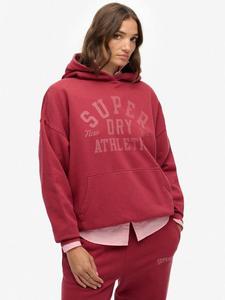 Расслабленный худи Athletic Essentials Superdry, Bordeaux Red