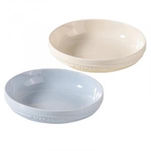 Тарелка Kawasimaya, кремовый/голубой, 2 шт 20 см