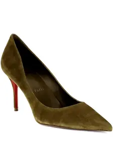 Туфли-лодочки на каблуке Miss Z Christian Louboutin, зеленый