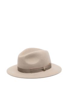 Borsalino фетровая шляпа-федора, нейтральный
