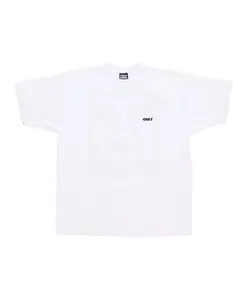 Крутая белая футболка с символикой Obey, белый