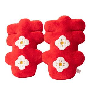 Fox fairy Красная пара кукол пресс кровать плюшевые игрушки малый размер высокая