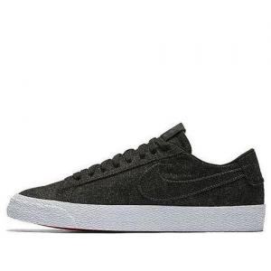 Кроссовки zoom blazer low sb canvas deconstructed 'anthracite' Nike, черный