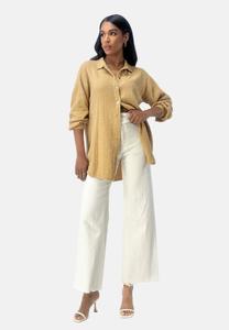 Блузка-рубашка Elara, светло-коричневый