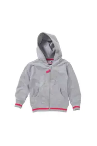 Толстовка на молнии с блестящими полосками Cozy n Dozy, серый