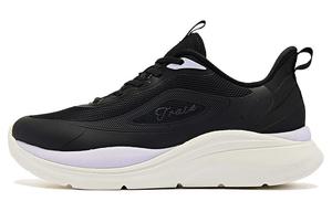 QIAODAN Износостойкие и легкие кроссовки с низким верхом для женщин, черно-белые