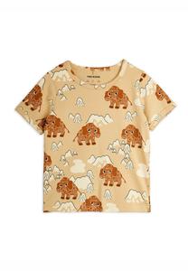 Футболка Mini Rodini MAMMOTH TEE UNISEX, Beige