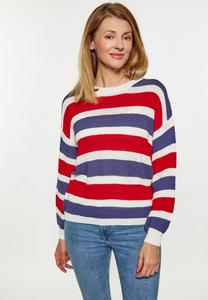 Джемпер usha Jumper, Rot/Weiss/Blau/Red