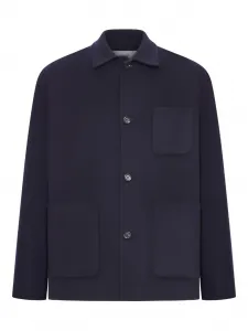 Шерстяная куртка Lardini, синий