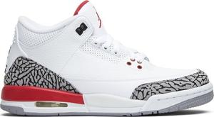Кроссовки Air Jordan 3 Retro GS Hall of Fame, красный
