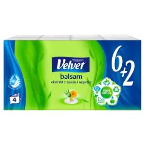 Velvet Balsam салфетки, 8х10 шт/1 упаковка