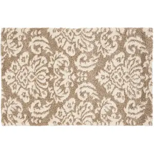 Ворсистый ковер с медальоном от Florida Safavieh, бежевый, 61x122 см