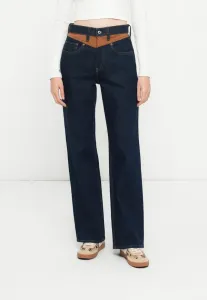 Расклешенные джинсы Abercrombie & Fitch, Dark Blue Denim