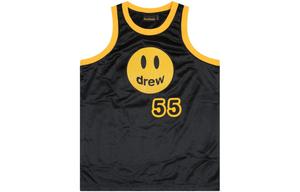 Баскетбольная майка Smiley Collection унисекс, черная Drew House, черный