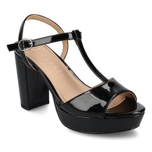 Туфли на платформе Nalie Journee, patent/black