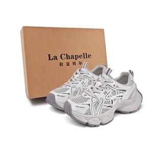 Женские серые кроссовки с защитой от скольжения и износостойкостью на массивной подошве La Chapelle, Gray