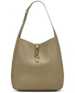 Большая элегантная сумка Le 5 A 7 Supple Hobo Saint Laurent, Strong Moss
